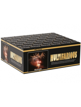 Kompaktný ohňostroj MULTIFARIUS – 168 rán / 20 mm