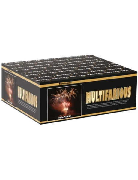 Kompaktný ohňostroj MULTIFARIUS – 168 rán / 20 mm