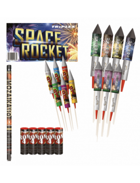 PYROTECHNICKÝ SET SPACE ROCKET 15ks