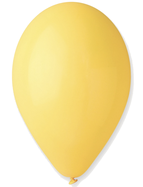 Latexové balóny svetlo žlté 100ks 25cm