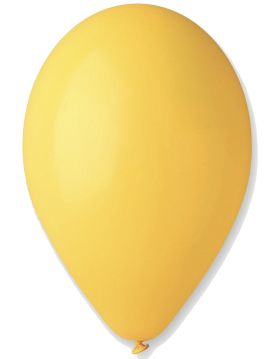 Latexové balóny tmavo žlté 100ks 25cm