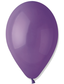 Balóny fialové 100ks 25cm