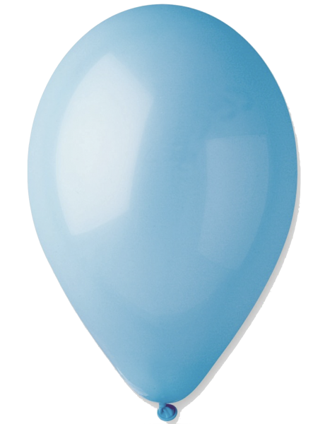 Latexové balóny svetlo modré 100ks 25cm