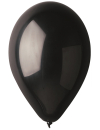 Latexové balóny čierne 100ks 25cm