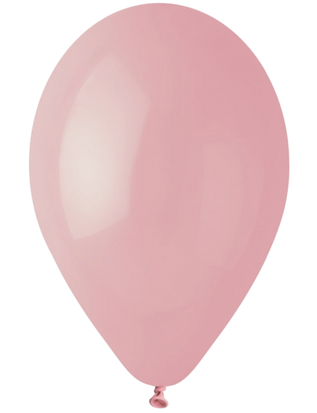 Latexové balóny svetlo ružové 100ks 25cm