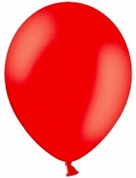 Metalické balóny červené 100ks 25cm