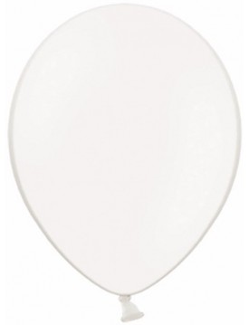 Metalické balóny biele 100ks 25cm