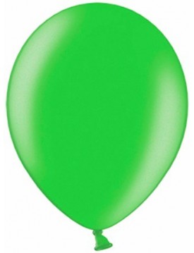 Metalické balóny zelené 100ks 25cm