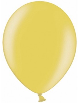 Metalické balóny zlaté 100ks 25cm
