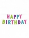 Girlanda Happy Birhday s brokátom 200cm