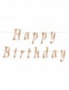 Girlanda Happy Birhday zlatá 200cm