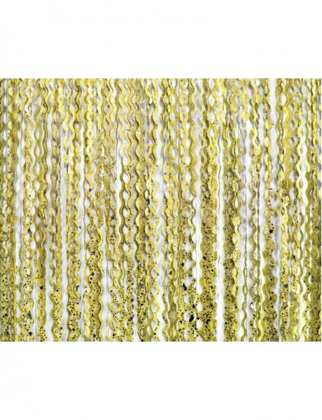 Fóliový záves zlaté strapce 100x200cm