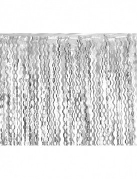 Fóliový záves strieborné strapce 100x200cm