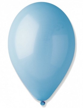 Balóny svetlo modré 10ks 25cm