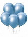 Set metalických balónov 7ks 12" modré