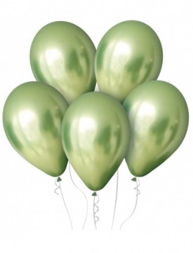 Set metalických balónov 7ks 12" olivové