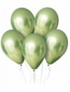 Set metalických balónov 7ks 12" olivové