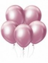 Set metalických balónov 7ks 12" svetlo-ružové