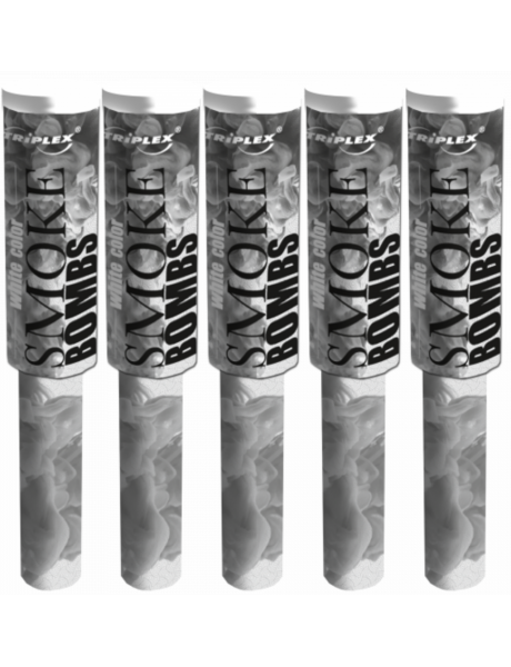 Dymovnice biele SMOKE BOMB 5ks