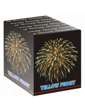 Ohňostroj Yellow Peony 9rán 15sec